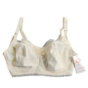 Bravado Nursing Bra, Lace, Removable Straps, Ivory, Wireless, Size 38D/DD, NWT